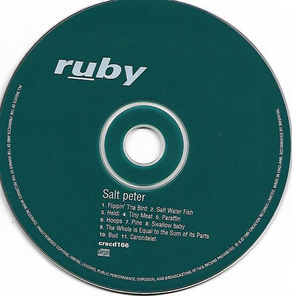 USED: Ruby - Salt Peter (CD, Album, Dam) - Used - Used