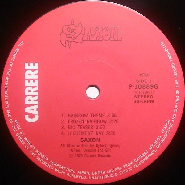 USED: Saxon - Saxon (LP, Album) - Used - Used