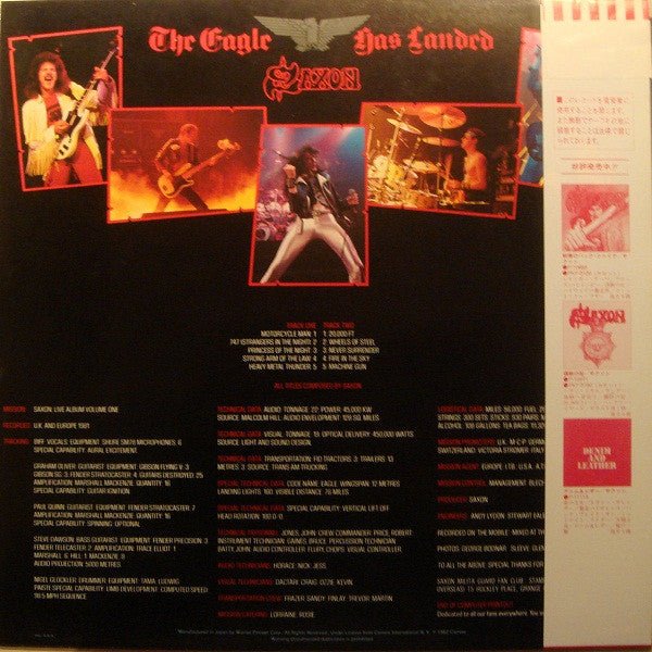 USED: Saxon - The Eagle Has Landed (Live) (LP, Album, Sax) - Used - Used