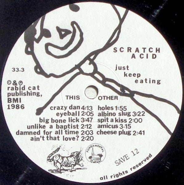 USED: Scratch Acid - Just Keep Eating (LP, Album) - Used - Used