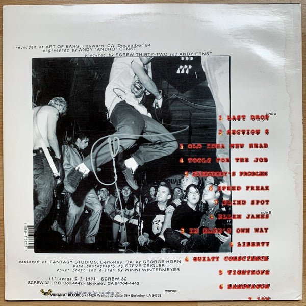 USED: Screw 32 - Unresolved Childhood Issues (LP, Album) - Used - Used