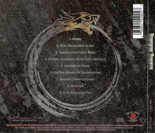 USED: Serpentine Dominion - Serpentine Dominion (CD, Album, Dig) - Used - Used