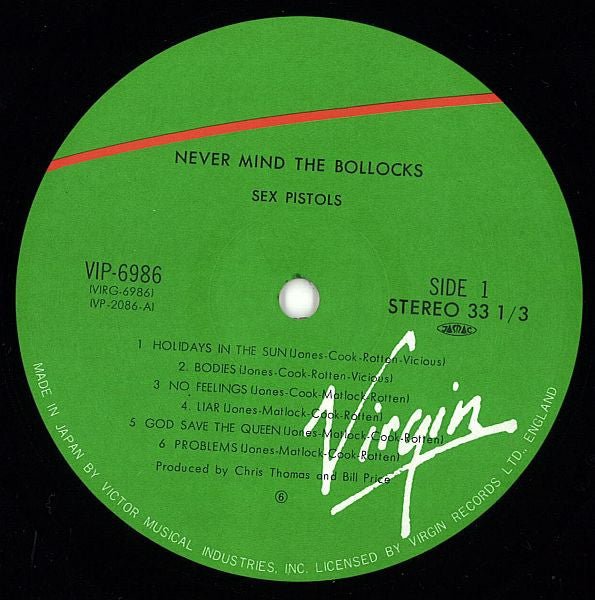 USED: Sex Pistols - Never Mind The Bollocks Here's The Sex Pistols (LP, Album, RE) - Used - Used