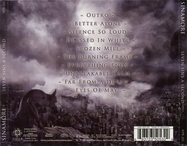 USED: Sinamore - Seven Sins A Second (CD, Album) - Used - Used