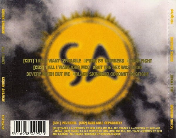 USED: Skunk Anansie - All I Want (CD, Single, CD1) - Used - Used