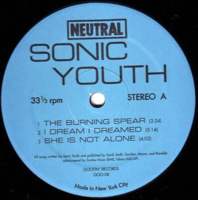 USED: Sonic Youth - Sonic Youth (LP, Album, RE, RM + LP) - Used - Used