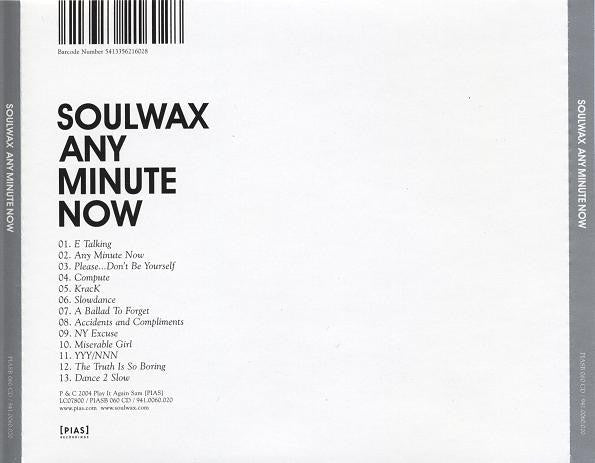 USED: Soulwax - Any Minute Now (CD, Album, O - C) - Used - Used