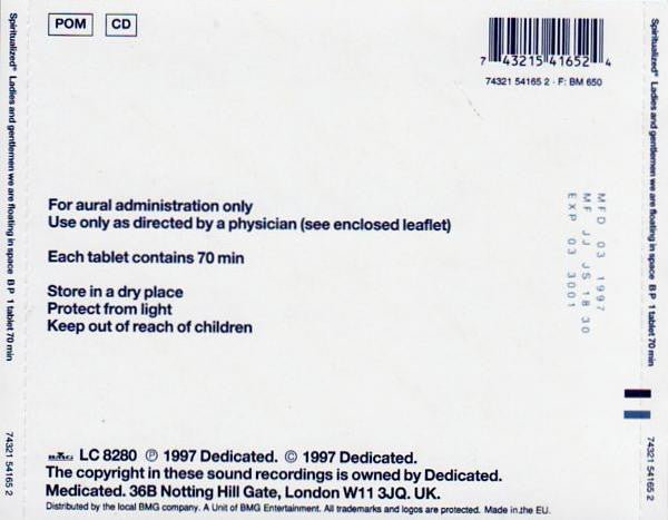 USED: Spiritualized®* - Ladies And Gentlemen We Are Floating In Space (CD, Album) - Used - Used