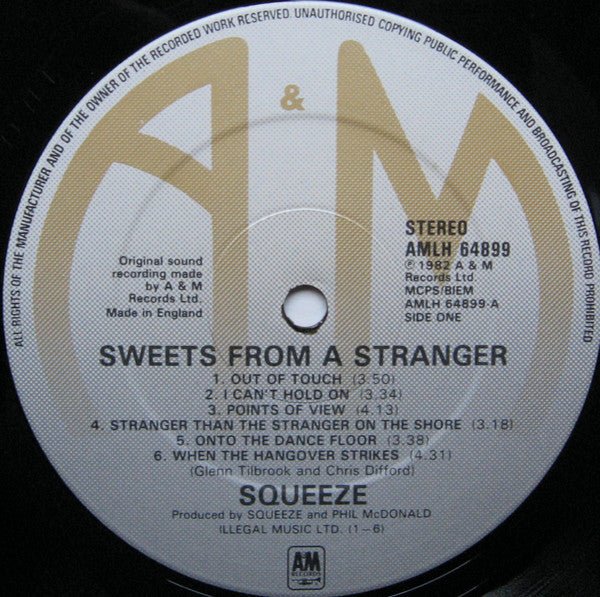 USED: Squeeze - Sweets From A Stranger (LP, Album) - Used - Used