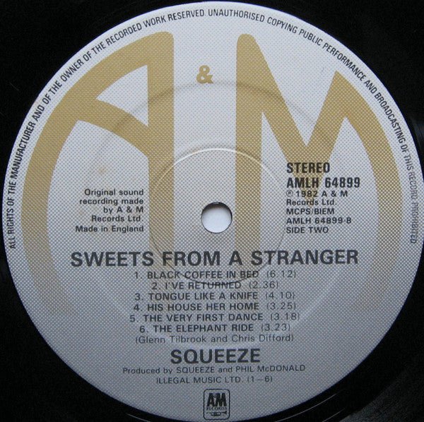 USED: Squeeze - Sweets From A Stranger (LP, Album) - Used - Used