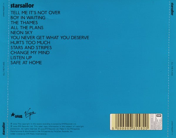 USED: Starsailor - All The Plans (CD, Album) - Used - Used