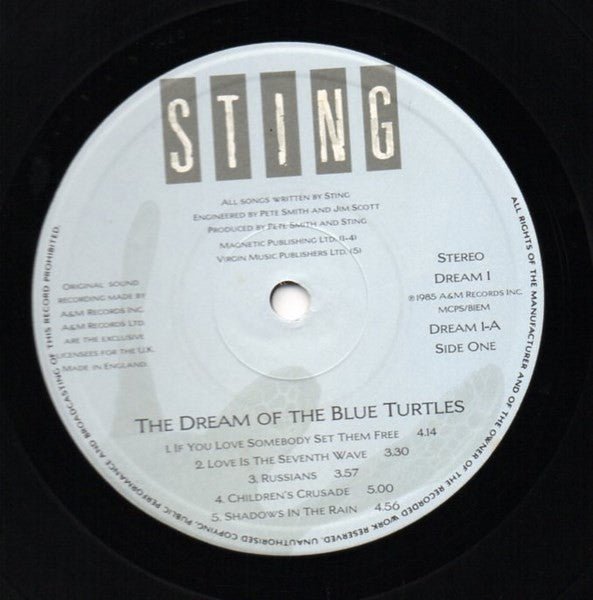 USED: Sting - The Dream Of The Blue Turtles (LP, Album) - Used - Used