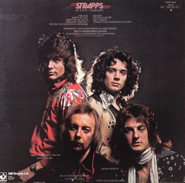 USED: Strapps - Secret Damage (LP, Album) - Used - Used