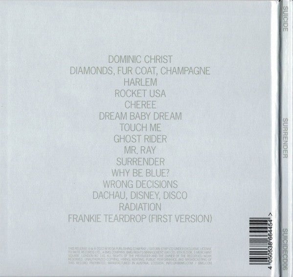 USED: Suicide - Surrender (CD, Comp) - Used - Used