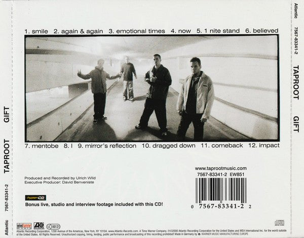 USED: Taproot - Gift (CD, Album, Enh) - Used - Used