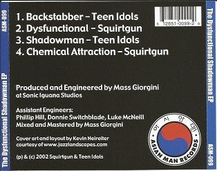 USED: Teen Idols / Squirtgun - The Dysfunctional Shadowman (CD, EP) - Used - Used