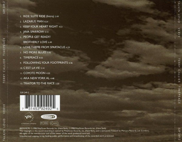 USED: Terry Callier - TimePeace (CD, Album) - Used - Used