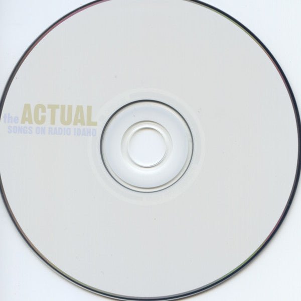 USED: The Actual - Songs On Radio Idaho (CD, Album) - Used - Used