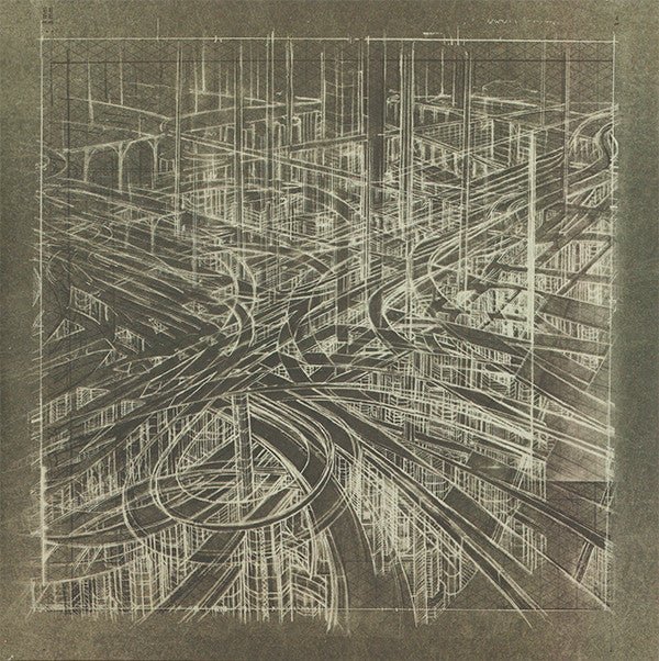 USED: The Bug Vs Earth - Concrete Desert (LP, Album, Whi + LP, Album, Gre + 12", Red) - Used - Used