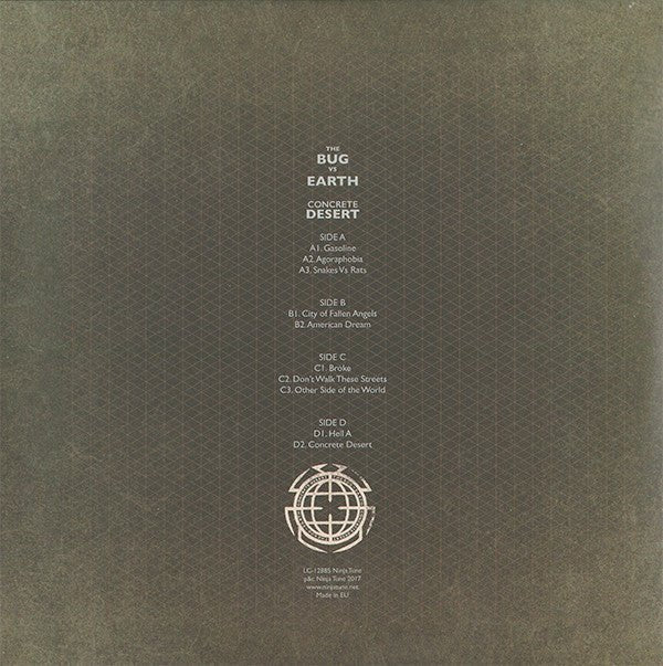 USED: The Bug Vs Earth - Concrete Desert (LP, Album, Whi + LP, Album, Gre + 12", Red) - Used - Used
