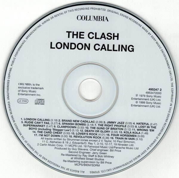 USED: The Clash - London Calling (CD, Album, RE, RM) - Used - Used