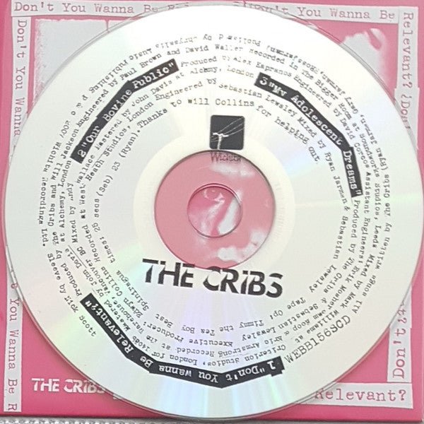 USED: The Cribs - Don't You Wanna Be Relevant? (CD, Single) - Used - Used