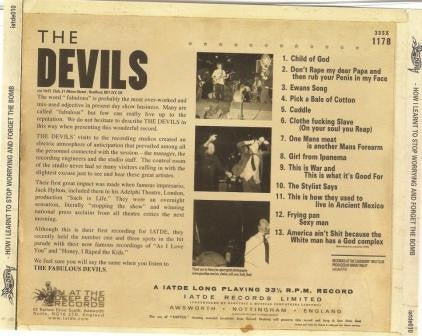 USED: The Devils - How I Learned To Stop Worrying And Forget The Bomb (CD, Album) - Used - Used