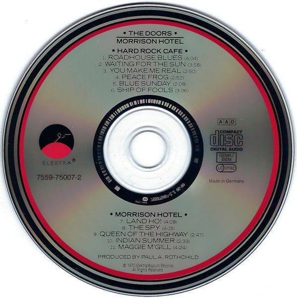 USED: The Doors - Morrison Hotel (HDCD, Album, RE, RM, War) - Used - Used