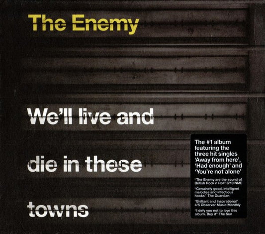 USED: The Enemy - We'll Live And Die In These Towns (CD, Album) - Used - Used