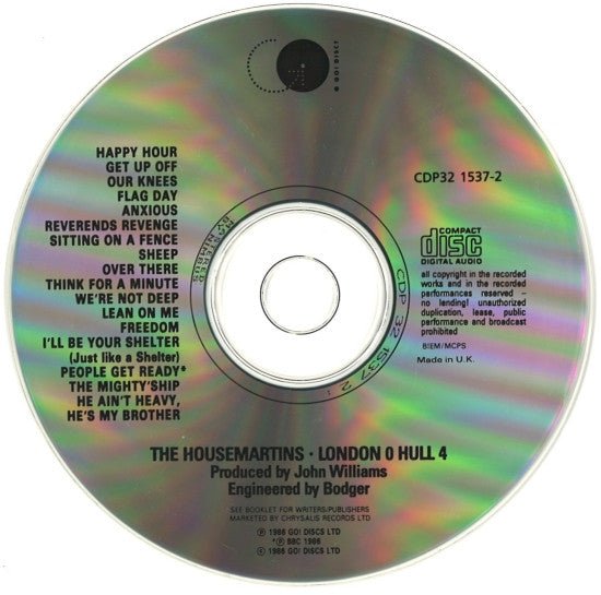 USED: The Housemartins - London 0 Hull 4 (CD, Album) - Used - Used