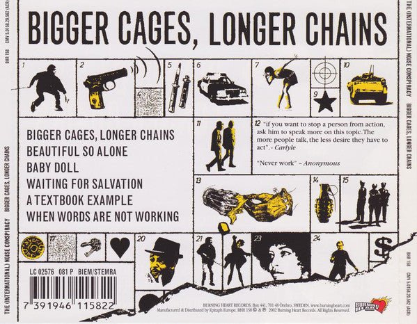 USED: The International Noise Conspiracy - Bigger Cages, Longer Chains (CD, Maxi) - Used - Used