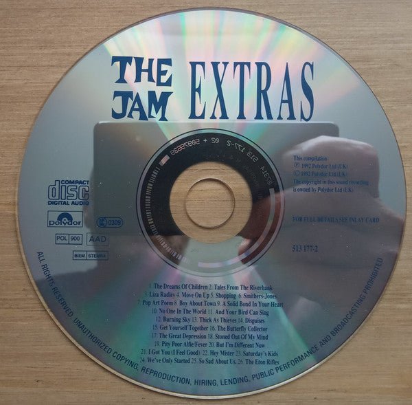 USED: The Jam - Extras (CD, Comp, RE, RP) - Used - Used