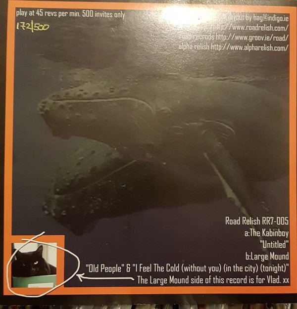 USED: The Kabinboy / Large Mound - Untitled / Old People (7", Single, Ltd, Num) - Used - Used