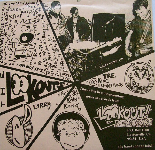 USED: The Lookouts* - Mendocino Homeland (7", EP, Blu) - Used - Used