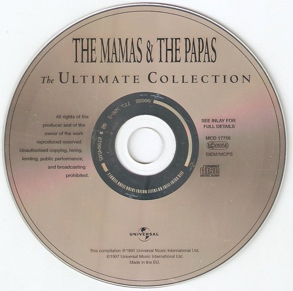 USED: The Mamas & The Papas - The Ultimate Collection (CD, Comp, RE) - Used - Used