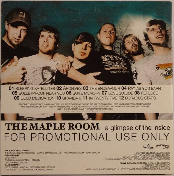 USED: The Maple Room* - A Glimpse Of The Inside (CD, Album, Promo) - Used - Used