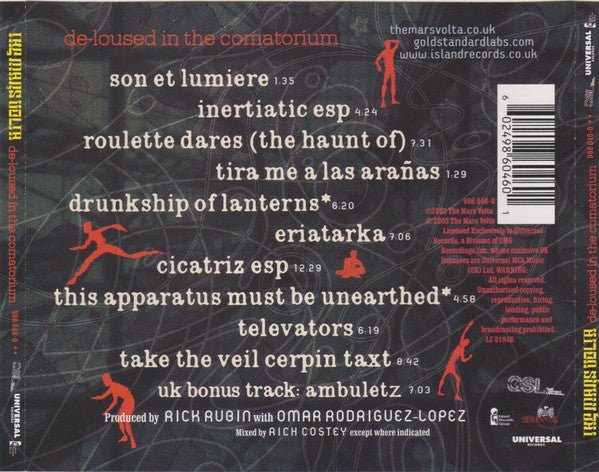 USED: The Mars Volta - De - Loused In The Comatorium (CD, Album) - Used - Used