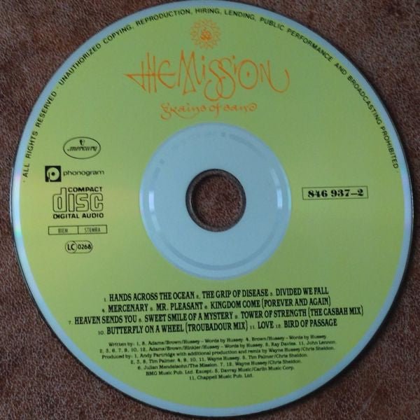 USED: The Mission - Grains Of Sand (CD, Album, RP) - Used - Used