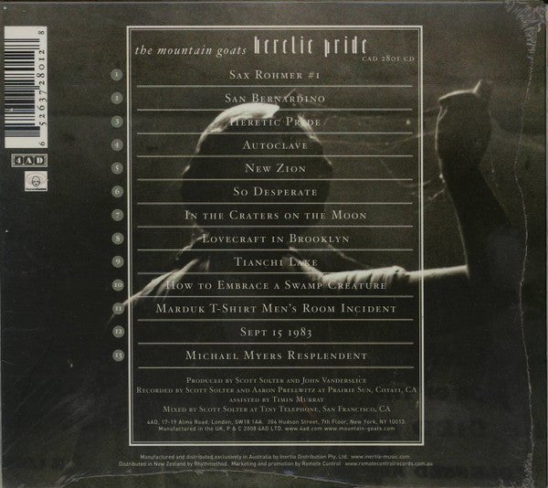 USED: The Mountain Goats - Heretic Pride (CD, Album) - Used - Used