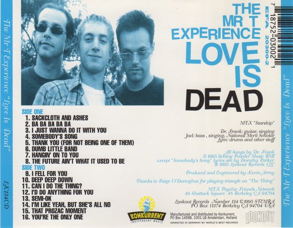 USED: The Mr. T Experience - Love Is Dead (CD, Album) - Used - Used