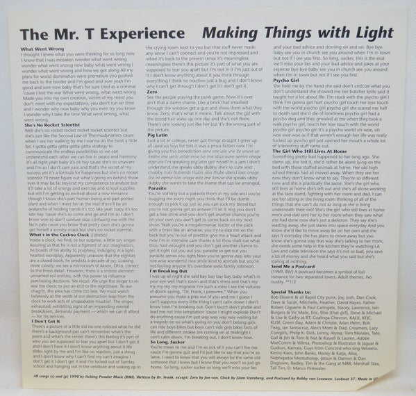 USED: The Mr. T Experience - Making Things With Light (LP, Album) - Used - Used