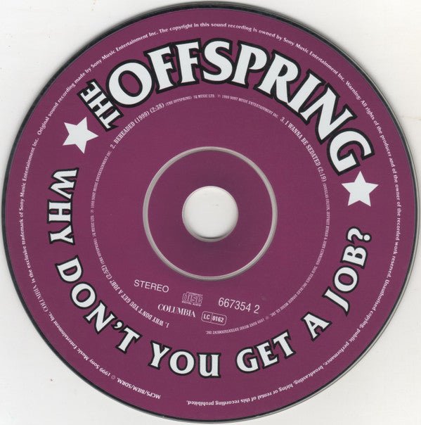 USED: The Offspring - Why Don't You Get A Job? (CD, Single) - Used - Used