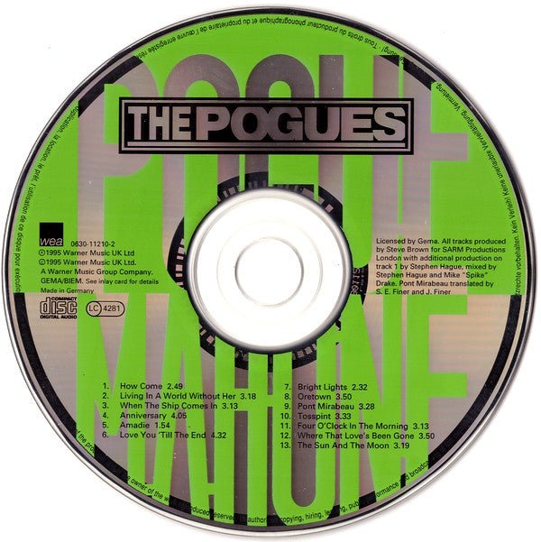 USED: The Pogues - Pogue Mahone (CD, Album) - Used - Used