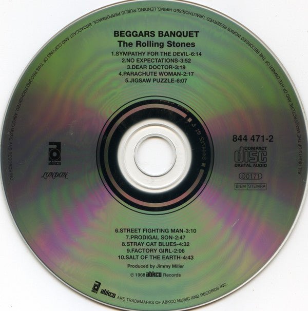 USED: The Rolling Stones - Beggars Banquet (CD, Album, RE, RM) - Used - Used