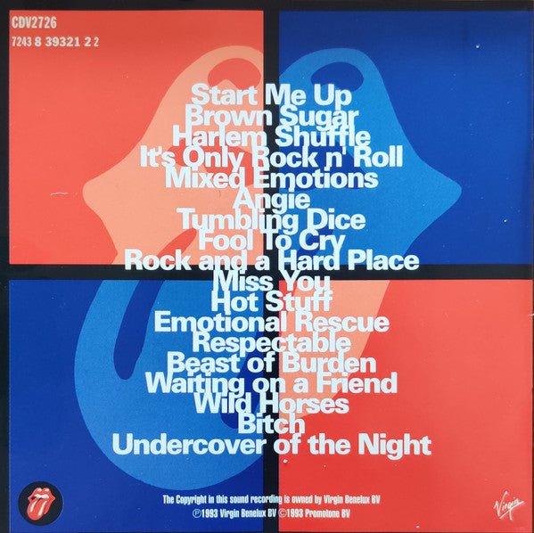 USED: The Rolling Stones - Jump Back (The Best Of The Rolling Stones '71 - '93) (CD, Comp, RM) - Used - Used
