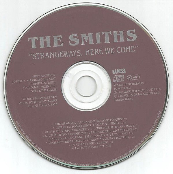 USED: The Smiths - Strangeways, Here We Come (CD, Album, RE, Pru) - Used - Used