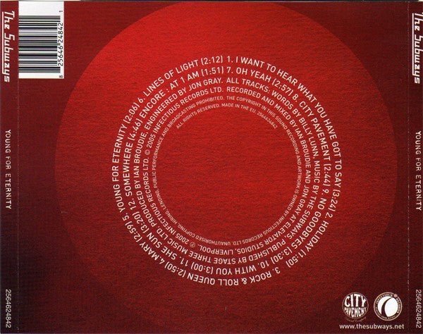 USED: The Subways - Young For Eternity (CD, Album) - Used - Used