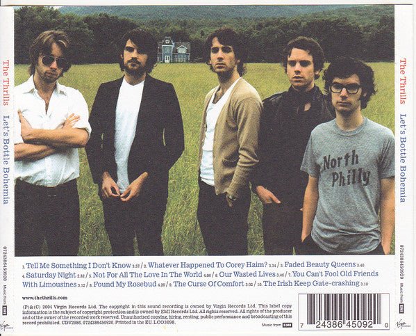 USED: The Thrills - Let's Bottle Bohemia (CD, Album) - Used - Used