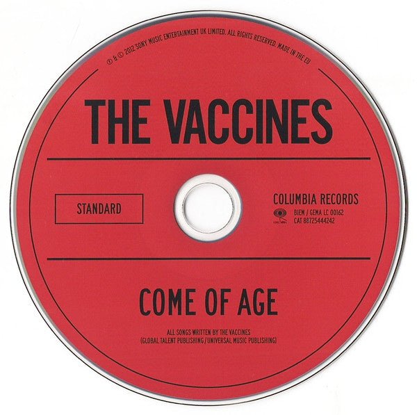 USED: The Vaccines - Come Of Age (CD, Album) - Used - Used