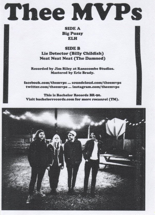 USED: Thee MVPs - ELH (7", EP) - Used - Used